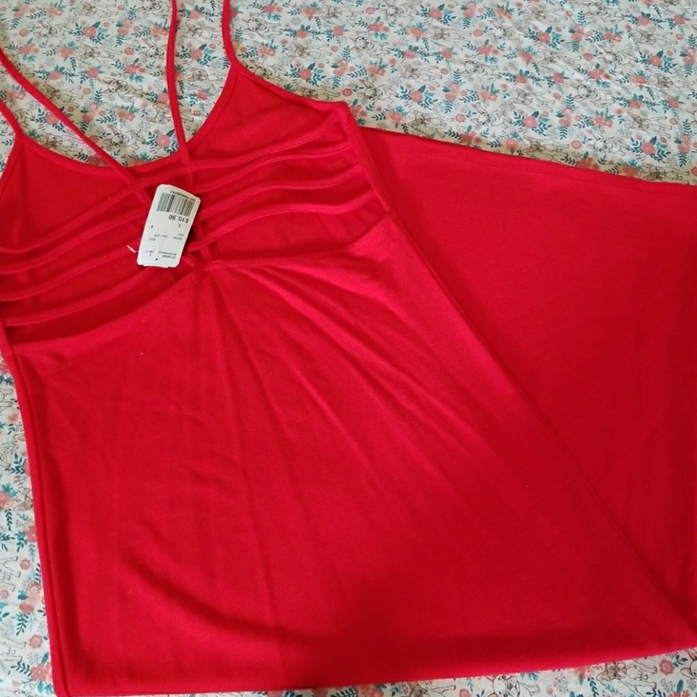 red dress